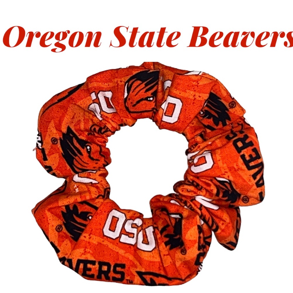 Oregon State University Beavers College Football  Team Sports Scrunchie,Handmade